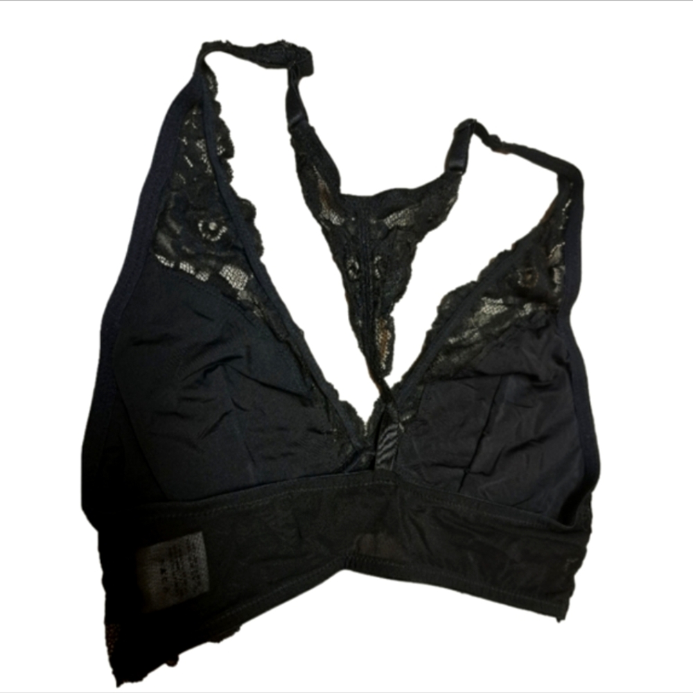🌟 Black Lace Brallette Lingerie Women's Small-Medium 🌟